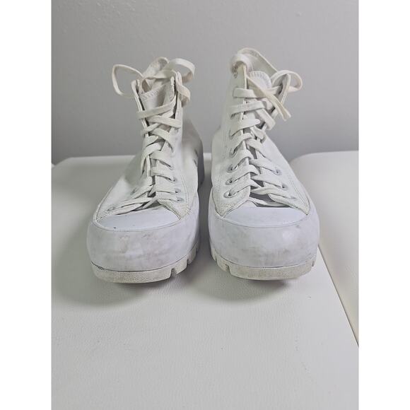 Converse Chuck Taylor All Star Lugged Hi White Womens 9 Shoes Sneakers Chunky - Picture 3 of 8